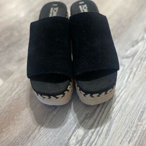 Toms platform wedges size 7 new never worn originally paid $74 super cute